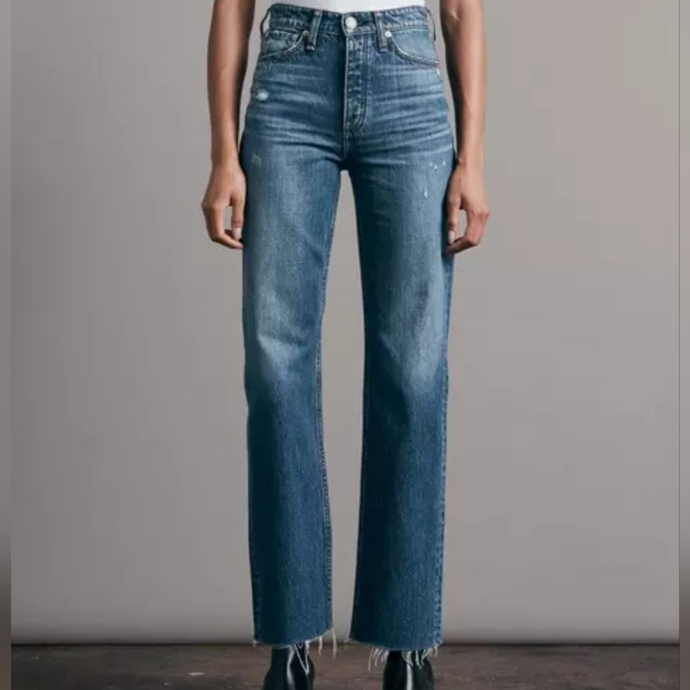 rag & bone Alex High-Rise Straight Size 28